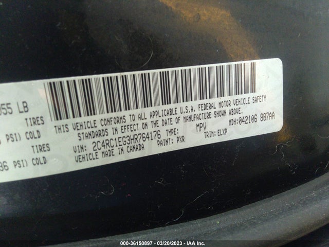 2C4RC1EG3HR764176 Chrysler Pacifica Touring-l Plus