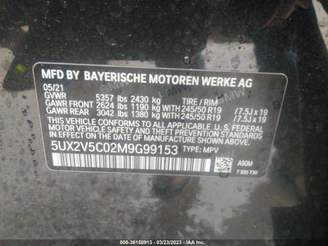 5UX2V5C02M9G99153 BMW X4 M40i