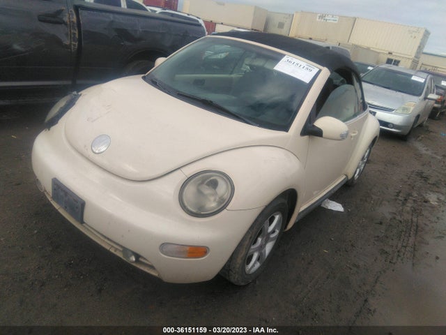 2005 VOLKSWAGEN NEW BEETLE CONVERTIBLE GLS VIN: 3VWCD31Y35M316968