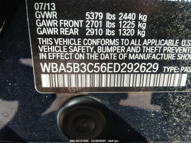 WBA5B3C56ED292629 BMW 5 Series 535i Xdrive