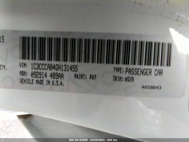 Chrysler 200 Limited 2016 1C3CCCAB4GN131455 Image 9