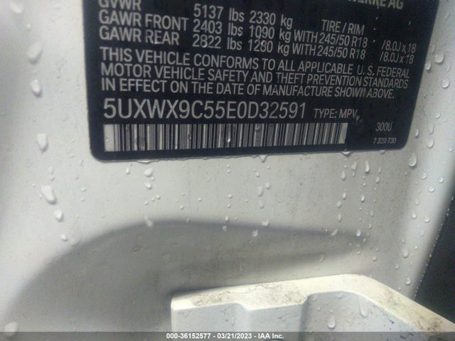 BMW X3 Xdrive28i 2014 5UXWX9C55E0D32591 Image 11