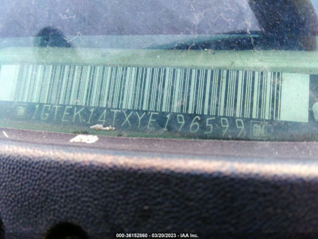 1GTEK14TXYE196599 GMC New Sierra 1500 Sle