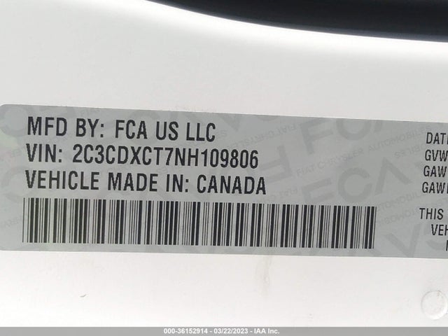 Dodge CHARGER R/T 2022 2C3CDXCT7NH109806 Image 9