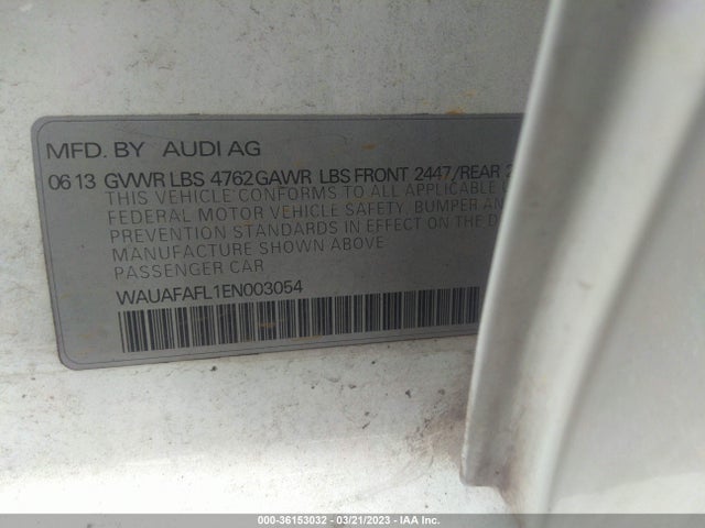 WAUAFAFL1EN003054 Audi A4 PREMIUM