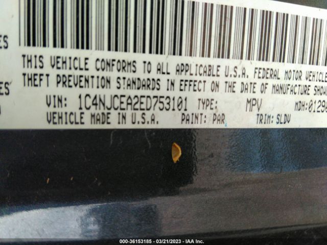 1C4NJCEA2ED753101 Jeep Compass High Altitude