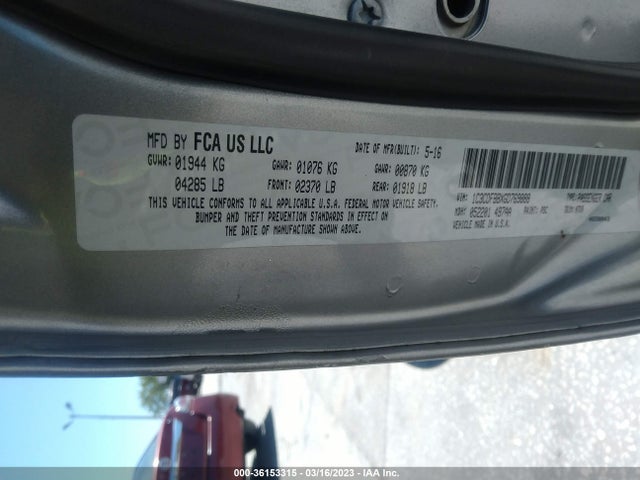 Dodge DART SXT 2016 1C3CDFBBXGD769888 Image 9
