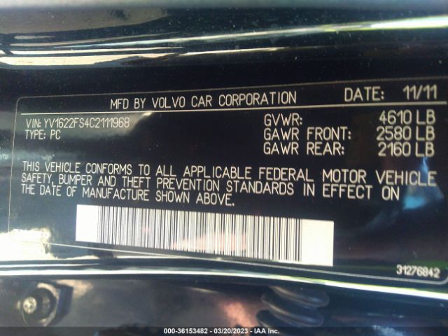 YV1622FS4C2111968 Volvo S60 T5