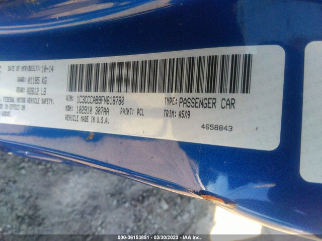 1C3CCCAB9FN618780 Chrysler 200 Limited
