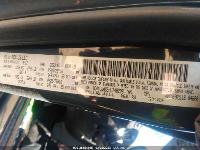 1C4AJWAG5HL748298 Jeep Wrangler Sport