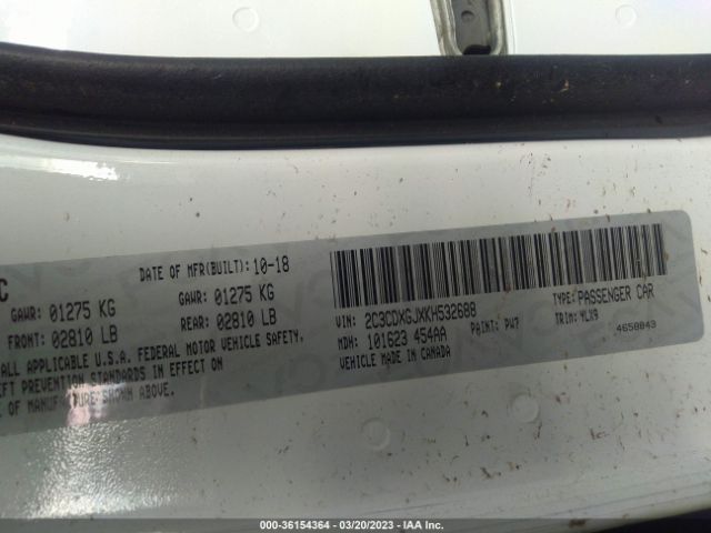 2C3CDXGJXKH532688 Dodge Charger Scat Pack