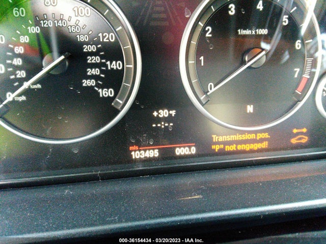 2011 BMW 5 SERIES 550I VIN: WBAFR9C51BC758813