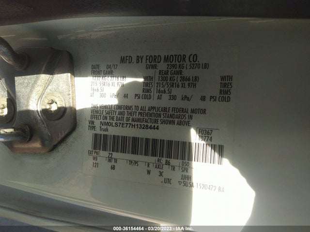 2017 Ford Transit Connect, VIN: NM0LS7E77H1328444