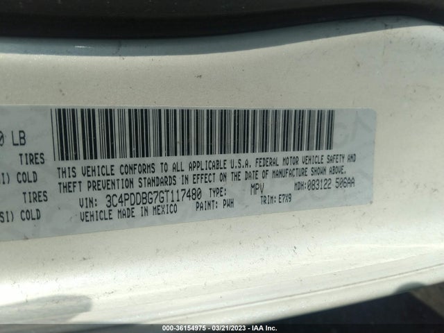 Dodge Journey Sxt 2016 3C4PDDBG7GT117480 Image 9