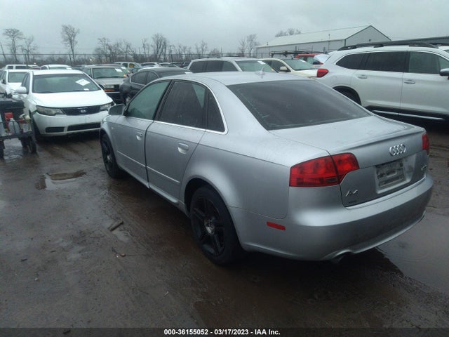 2008 AUDI A4 2.0T VIN: WAUAF78E78A104306