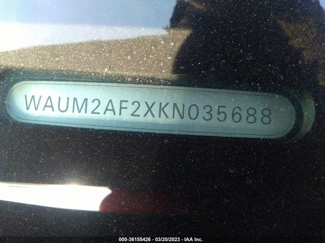 WAUM2AF2XKN035688 Audi A6 Prestige