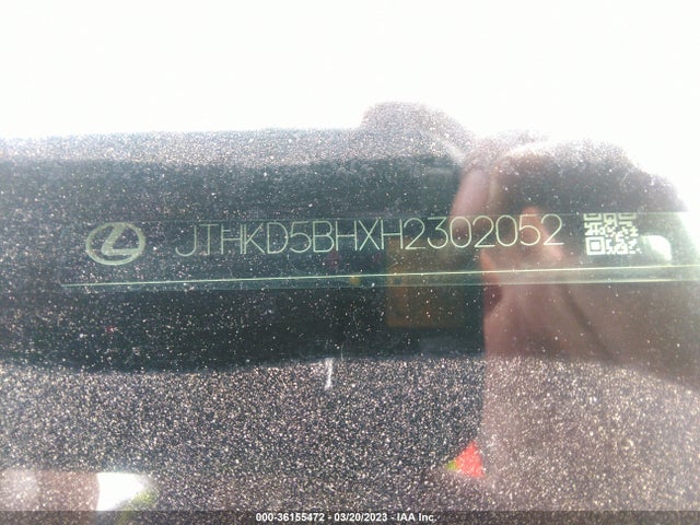 JTHKD5BHXH2302052 Lexus Ct Ct 200h