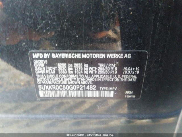 5UXKR0C50G0P21482 BMW X5 Xdrive35i