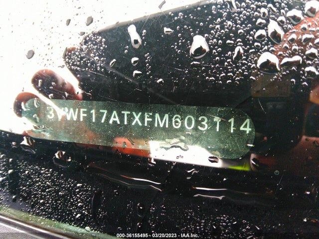 3VWF17ATXFM603114 Volkswagen Beetle Coupe 1.8t Fleet Edition