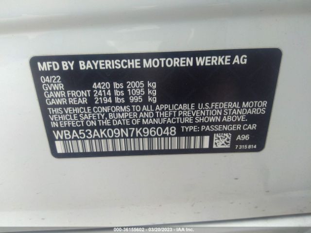 WBA53AK09N7K96048 BMW 2 Series 228i