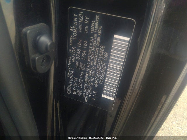 Hyundai Veloster Flex 2015 KMHTC6AD8FU218466 Image 9