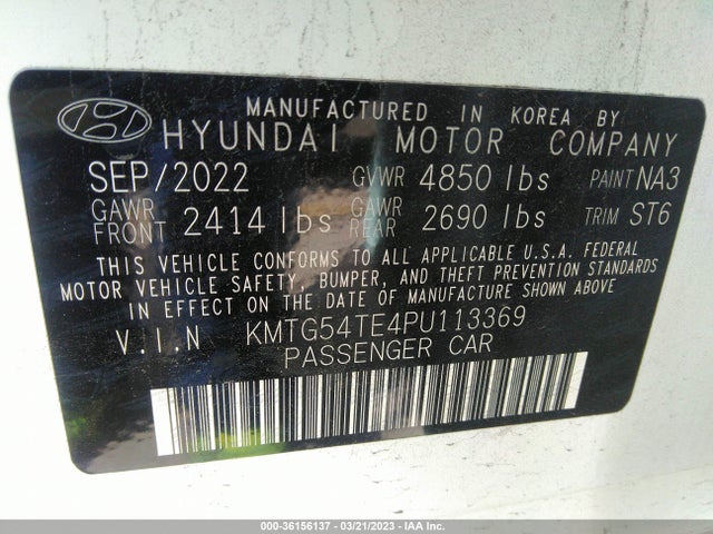 Genesis G70 3.3t 2023 KMTG54TE4PU113369 Image 11
