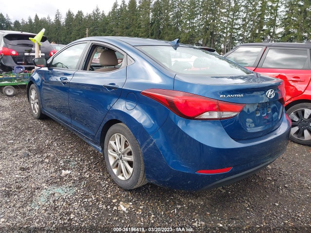 Hyundai ELANTRA SE 2014 KMHDH4AE4EU205652 Image 3