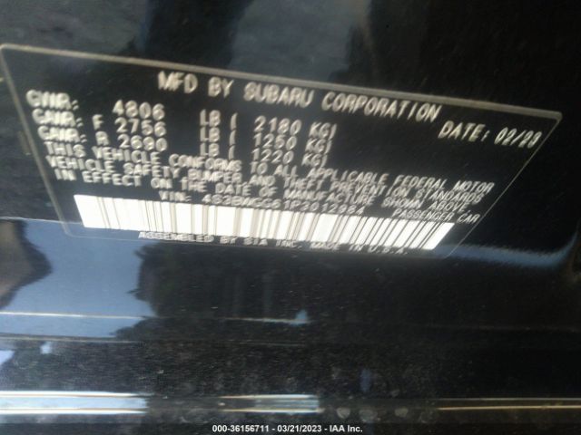 4S3BWGG61P3012984 Subaru Legacy Sport