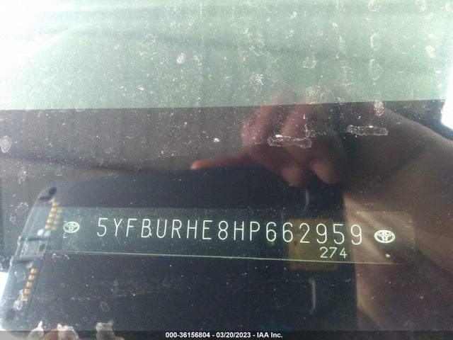 Toyota Corolla L/le/xle/se 2017 5YFBURHE8HP662959 Image 10