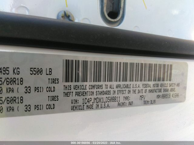 1C4TJMCX1LD508811 Jeep Cherokee