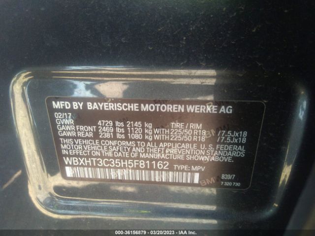 WBXHT3C35H5F81162 BMW X1 Xdrive28i