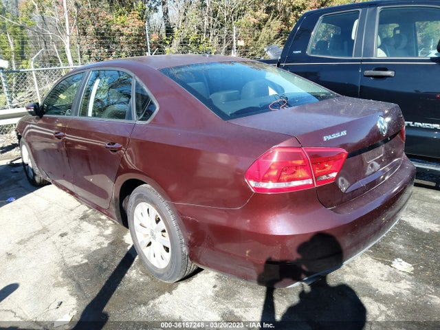 2012 VOLKSWAGEN PASSAT S W/APPEARANCE VIN: 1VWAH7A3XCC048734