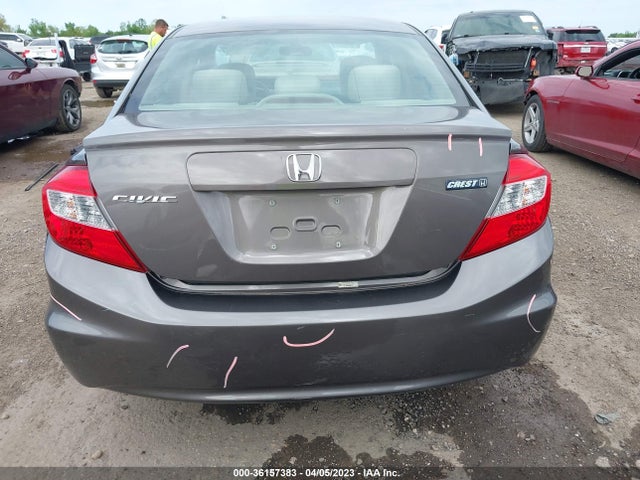 2012 HONDA CIVIC SDN LX VIN: 19XFB2F52CE023407