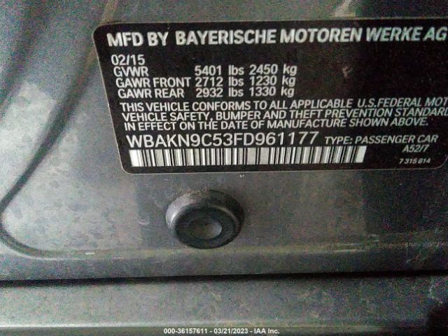 WBAKN9C53FD961177 BMW 5 Series 550i