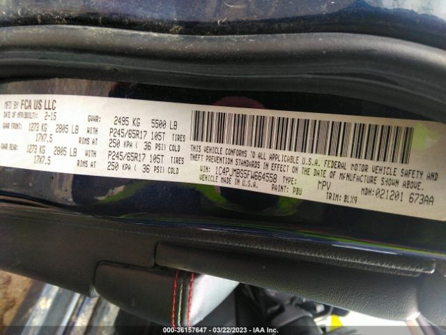1C4PJMBS5FW664558 Jeep Cherokee Trailhawk