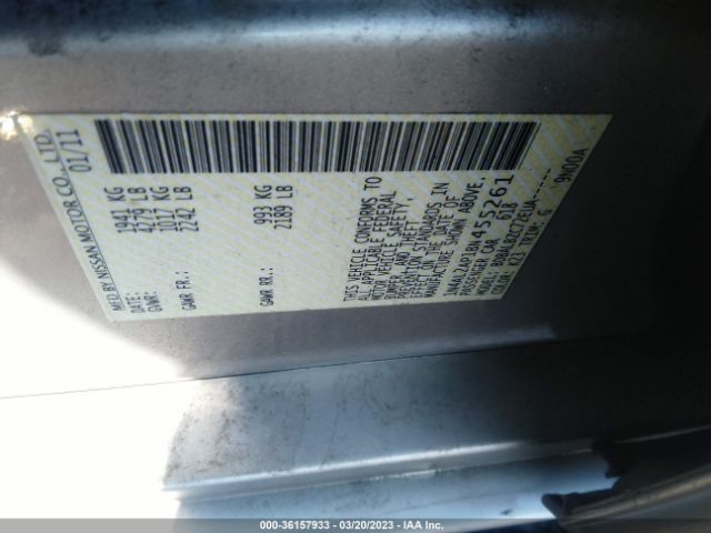 1N4AL2AP1BN455261 Nissan Altima 2.5 S