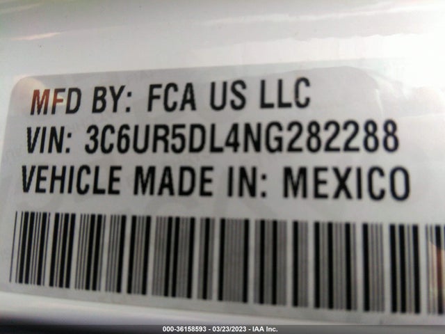 RAM 2500 Big Horn 2022 3C6UR5DL4NG282288 Image 11