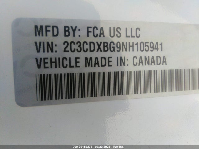 Dodge Charger Sxt 2022 2C3CDXBG9NH105941 Image 9