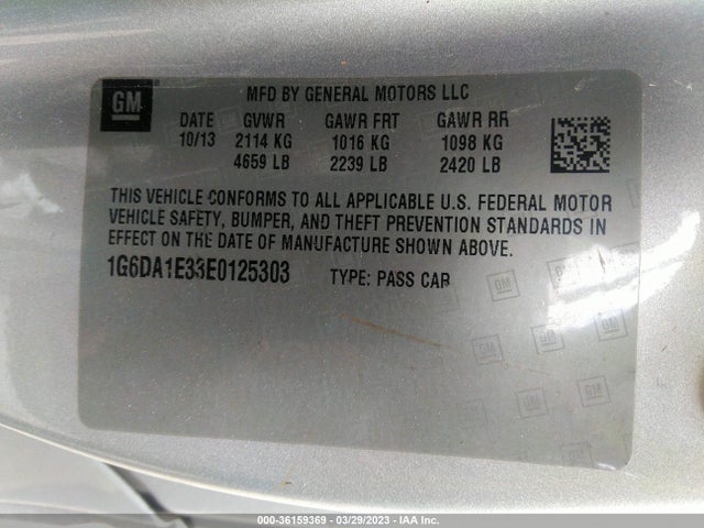 Cadillac CTS COUPE 2014 1G6DA1E33E0125303 Image 9