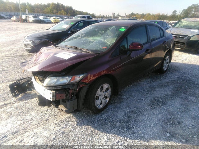 Honda Civic Sedan Lx 2014 19XFB2F5XEE053354 Image 2