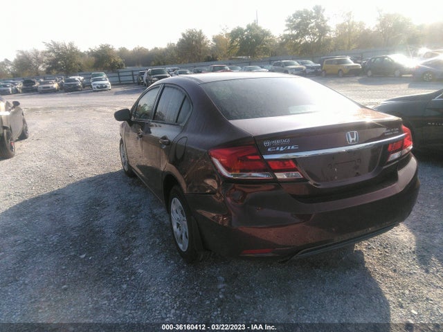 Honda Civic Sedan Lx 2014 19XFB2F5XEE053354 Image 3