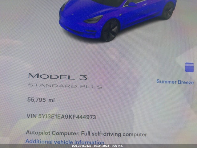 Tesla Model 3 Range 2019 5YJ3E1EA9KF444973 Image 9