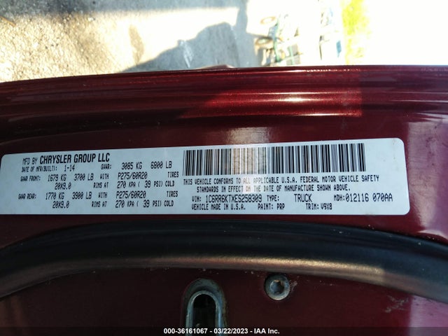 RAM 1500 Express 2014 1C6RR6KTXES258309 Image 10