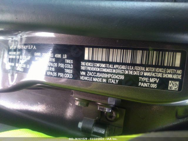 ZACCJBAB9HPG04299 Jeep Renegade Sport