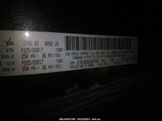 2C4RDGBG2GR257837 Dodge Grand Caravan American Value Pkg