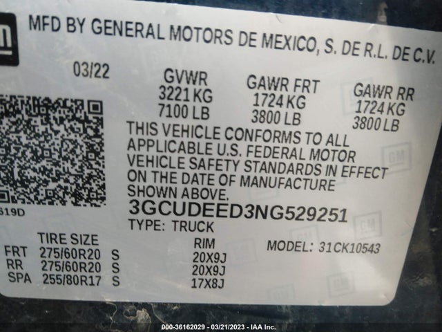 Chevrolet Silverado 1500 Rst 2022 3GCUDEED3NG529251 Image 9
