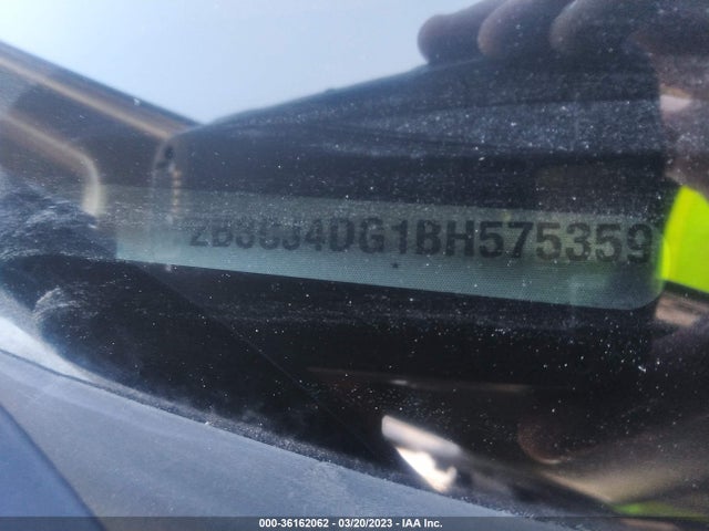 2011 DODGE CHALLENGER VIN: 2B3CJ4DG1BH575359
