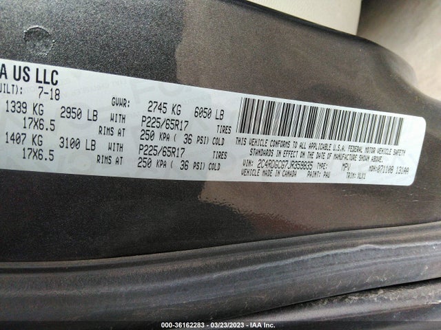 Dodge Grand Caravan Sxt 2018 2C4RDGCG7JR359835 Image 9