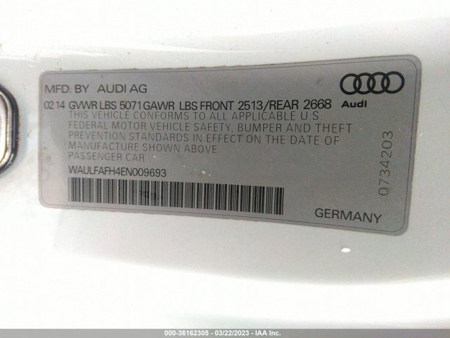 Audi A5 Premium Plus 2014 WAULFAFH4EN009693 Image 9
