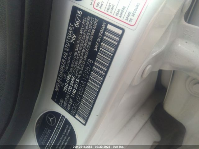 WDDLJ6FB5GA159578 Mercedes-Benz Cls Cls 400